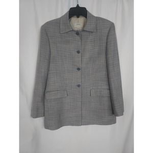 sfi femme pour Nordstrom Silk/Wool Blend Long  Academia Blazer/Jacket Size 2